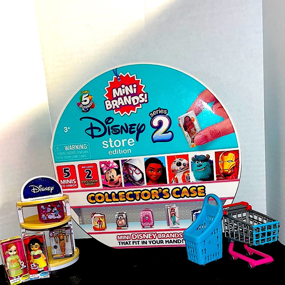 FILLED COLLECTOR'S CASE.  ZURU. DISNEY 1 & 2. EXTRAS ADDED